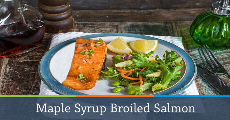 Maple Syrup Broiled Salmon