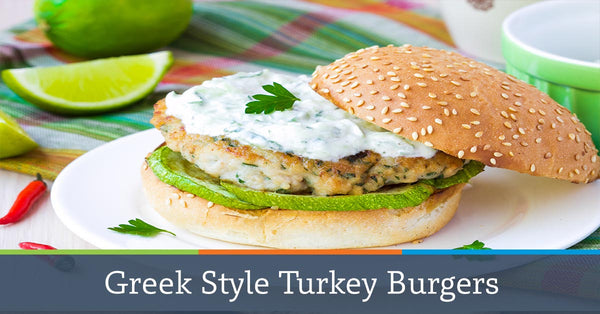 Greek Style Turkey Burgers