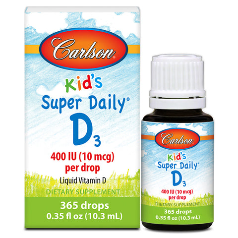 Vitamin D3 Drops - 400 IU / Drop - 365 Drops